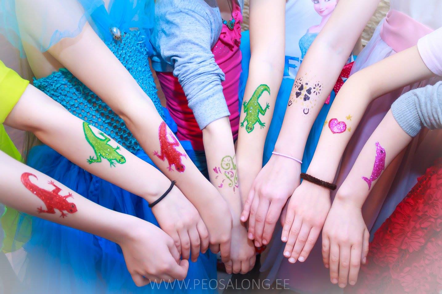 Glitter tattood